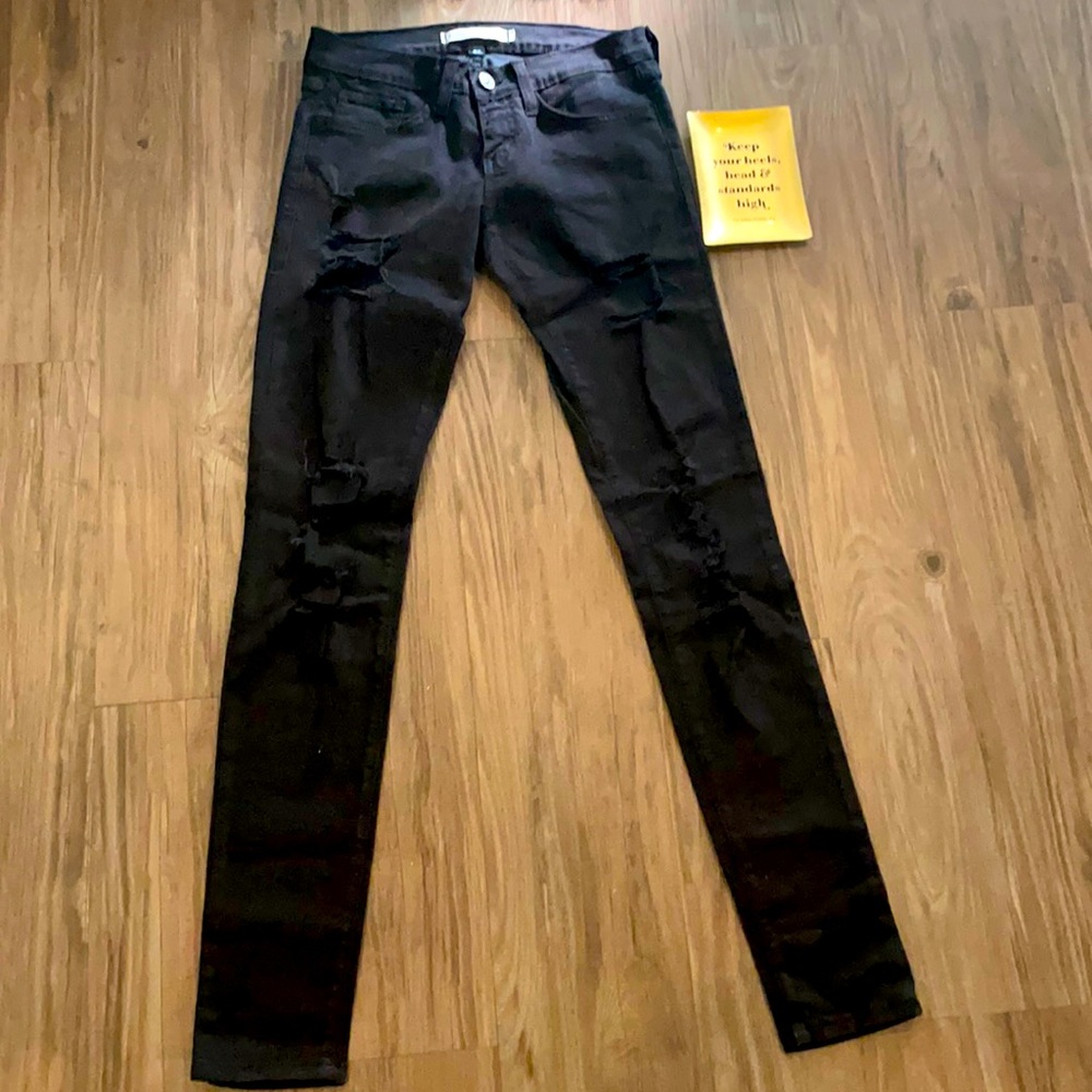Black Flying Monkey stretchy jeans